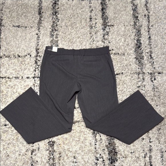 MATERNITY LOFT PANTS  Gray Dress Straight Flare - Picture 8 of 11